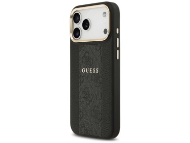 Guess 4G Stripe MagSafe case for iPhone 17 Pro Max - black Guess 4G Stripe MagSafe case for iPhone 17 Pro Max - black