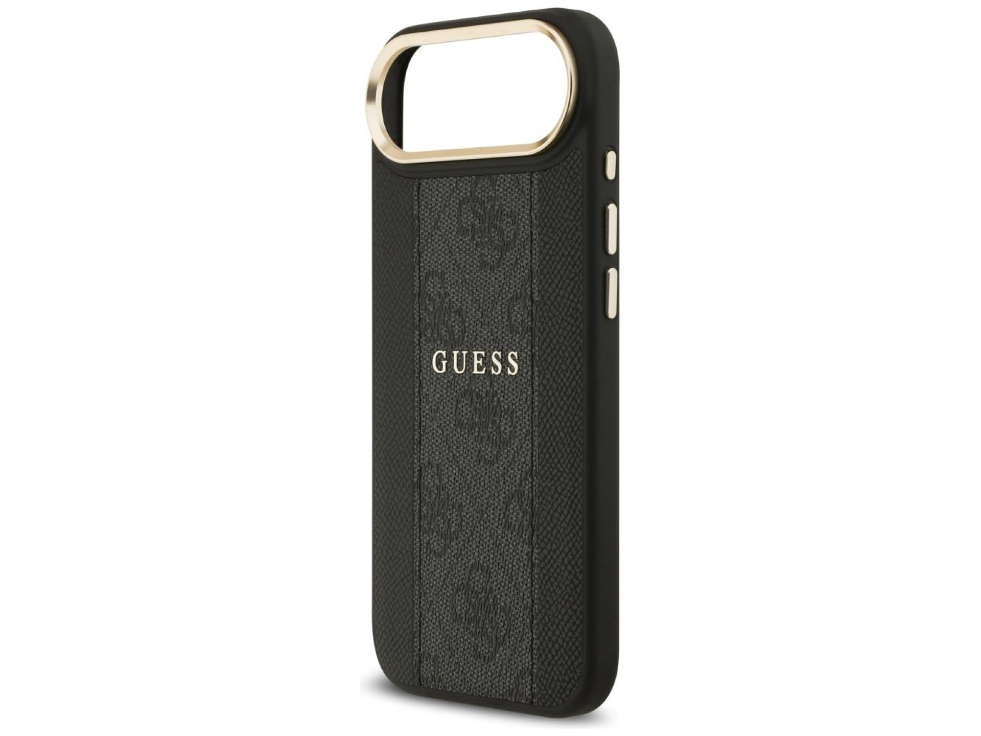 Capa Guess 4G Stripe MagSafe para iPhone Air - preta