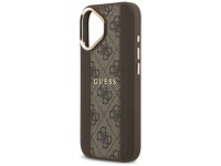 Capa Guess 4G Stripe MagSafe para iPhone 17 - marrom Capa Guess 4G Stripe MagSafe para iPhone 17 - marrom