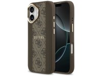 Capa Guess 4G Stripe MagSafe para iPhone 17 - marrom Capa Guess 4G Stripe MagSafe para iPhone 17 - marrom