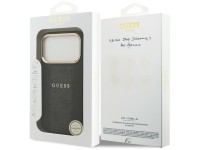 Funda Guess 4G Stripe MagSafe para iPhone 17 Pro - negra Funda Guess 4G Stripe MagSafe para iPhone 17 Pro - negra
