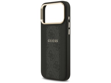 Guess 4G Stripe MagSafe case for iPhone 17 Pro Max - black Guess 4G Stripe MagSafe case for iPhone 17 Pro Max - black