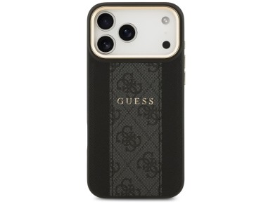 Guess 4G Stripe MagSafe case for iPhone 17 Pro Max - black Guess 4G Stripe MagSafe case for iPhone 17 Pro Max - black