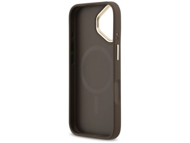 Guess 4G Stripe MagSafe case for iPhone 17 - brown Guess 4G Stripe MagSafe case for iPhone 17 - brown