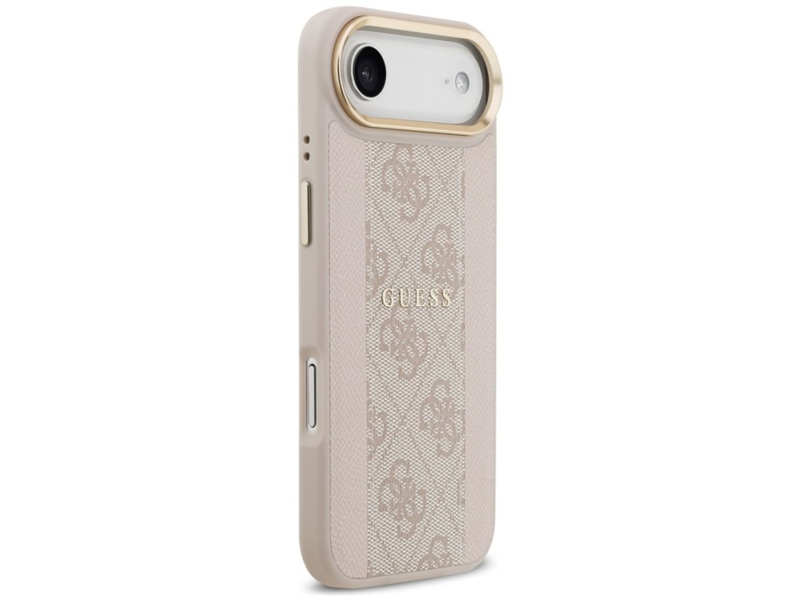 Capa Guess 4G Stripe MagSafe para iPhone Air - Rosa