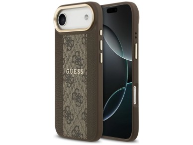 Guess 4G Stripe MagSafe case for iPhone Air - brown Guess 4G Stripe MagSafe case for iPhone Air - brown