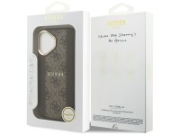Capa Guess 4G Stripe MagSafe para iPhone 17 - marrom Capa Guess 4G Stripe MagSafe para iPhone 17 - marrom