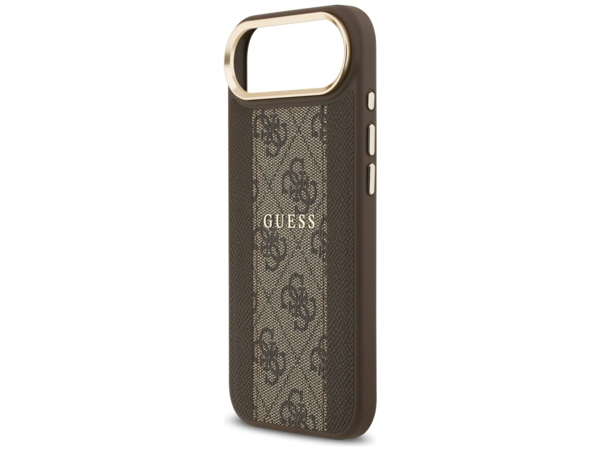 Funda Guess 4G Stripe MagSafe para iPhone Air - marrón
