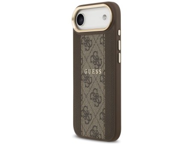 Guess 4G Stripe MagSafe case for iPhone Air - brown Guess 4G Stripe MagSafe case for iPhone Air - brown