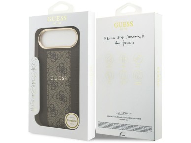 Guess 4G Stripe MagSafe case for iPhone Air - brown Guess 4G Stripe MagSafe case for iPhone Air - brown