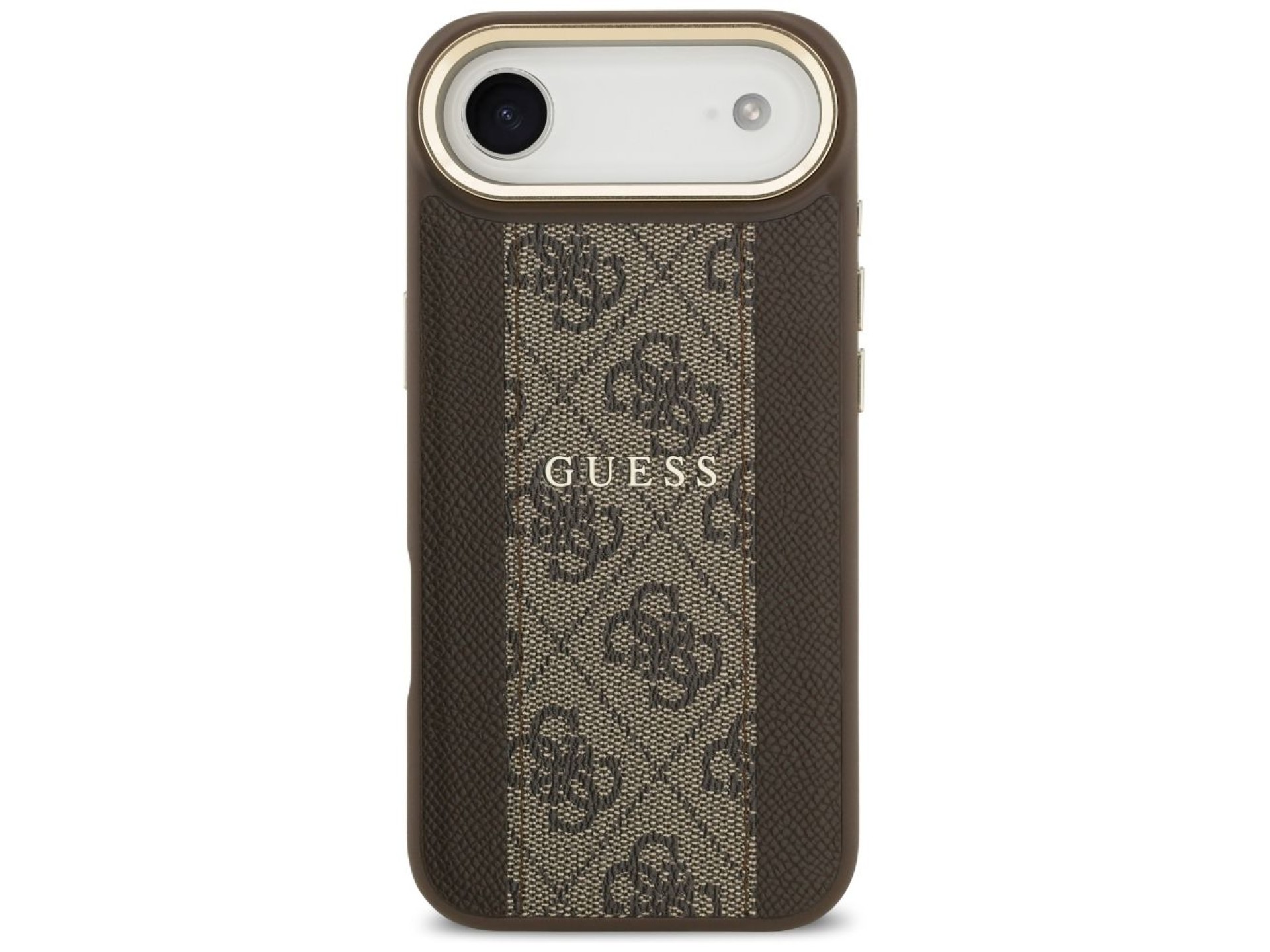 Funda Guess 4G Stripe MagSafe para iPhone Air - marrón