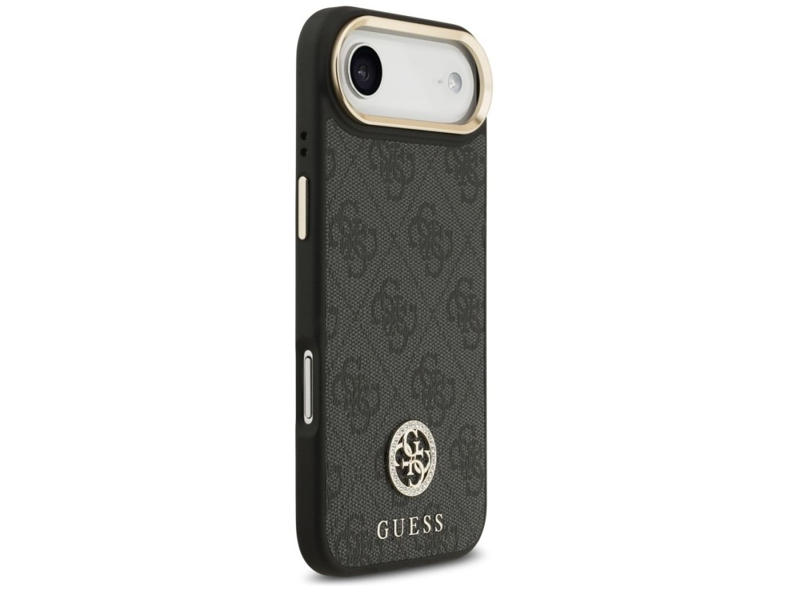 Funda Guess 4G Strass Logo MagSafe para iPhone Air - negra