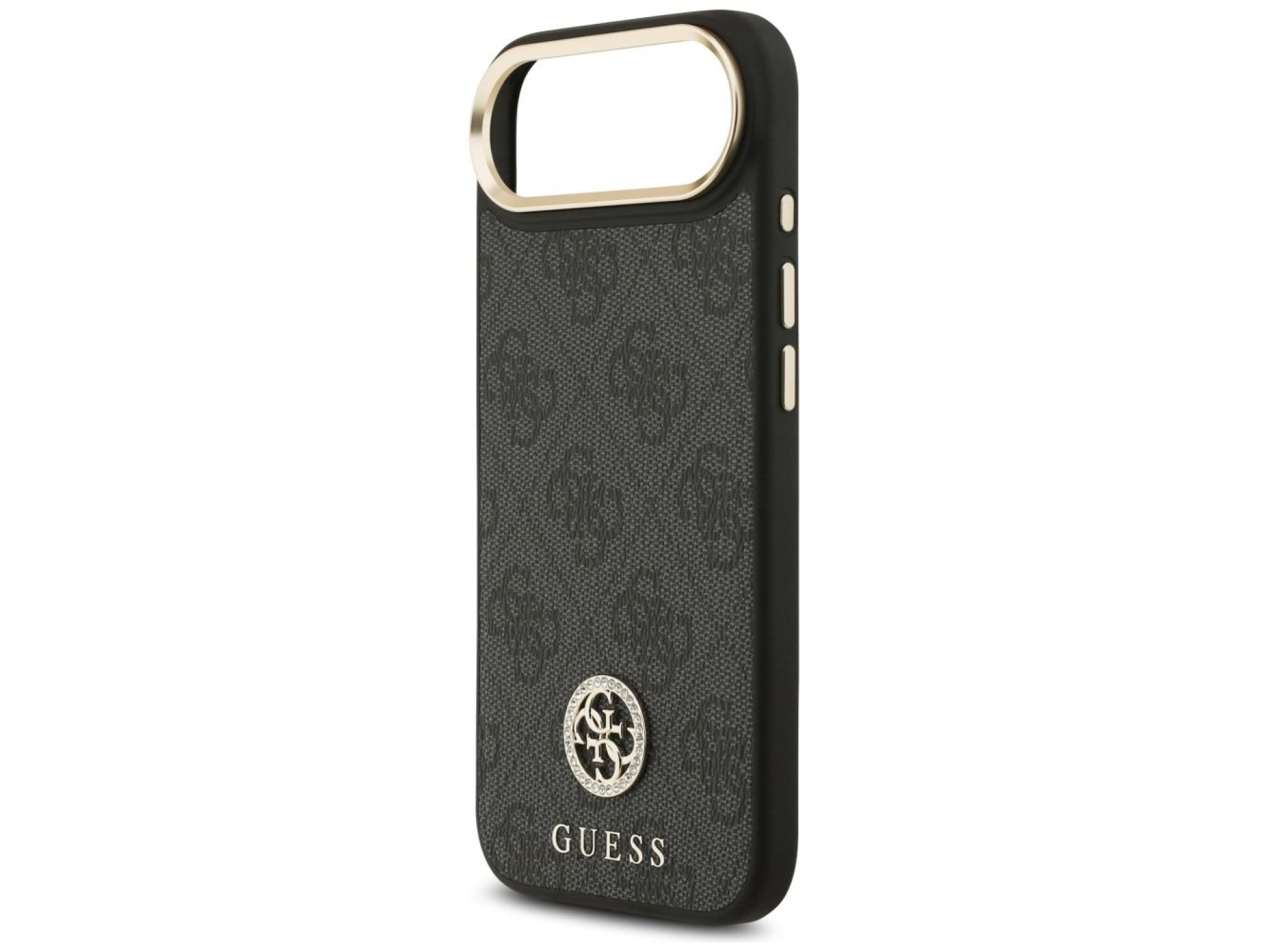 Funda Guess 4G Strass Logo MagSafe para iPhone Air - negra