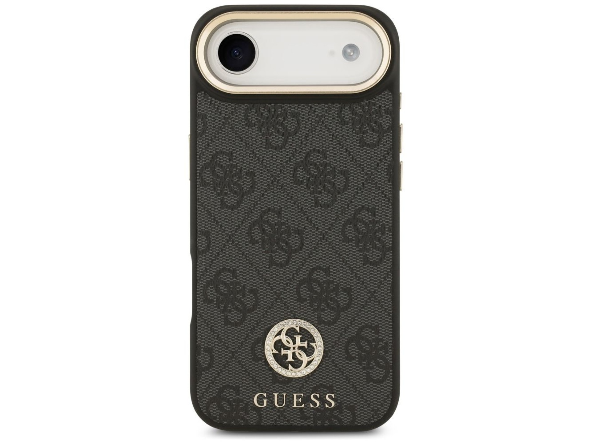 Funda Guess 4G Strass Logo MagSafe para iPhone Air - negra