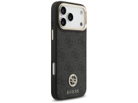 Capa Guess 4G Strass Logo MagSafe para iPhone 17 Pro Max - Preta