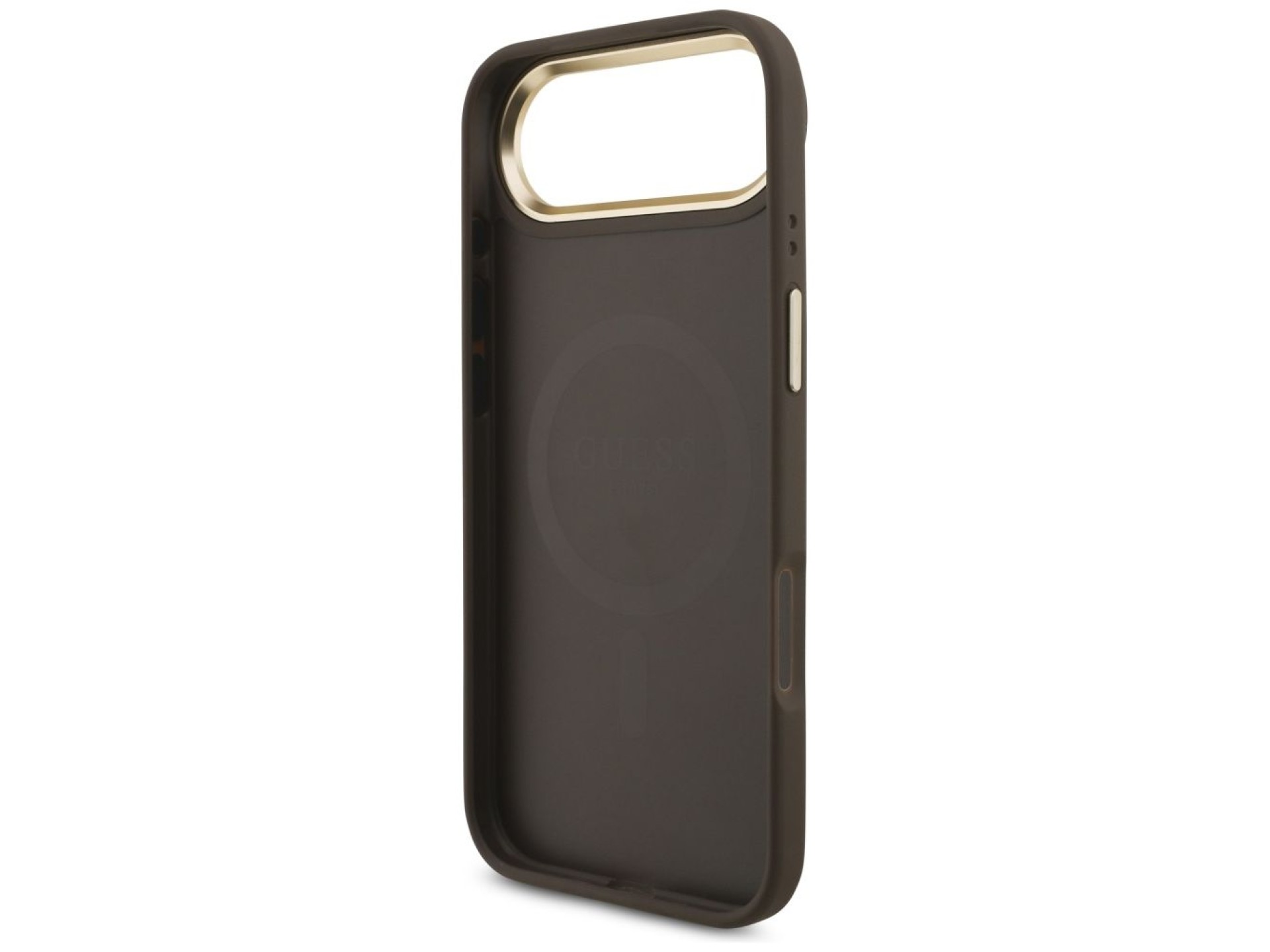 Funda Guess 4G Strass Logo MagSafe para iPhone Air - Marrón
