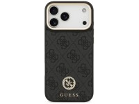 Capa Guess 4G Strass Logo MagSafe para iPhone 17 Pro Max - Preta