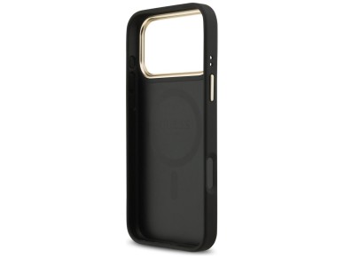 Guess 4G Strass Logo MagSafe Case for iPhone 17 Pro Max - Black