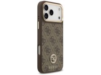 Capa Guess 4G Strass Logo MagSafe para iPhone 17 Pro Max - Marrom Capa Guess 4G Strass Logo MagSafe para iPhone 17 Pro Max - Marrom