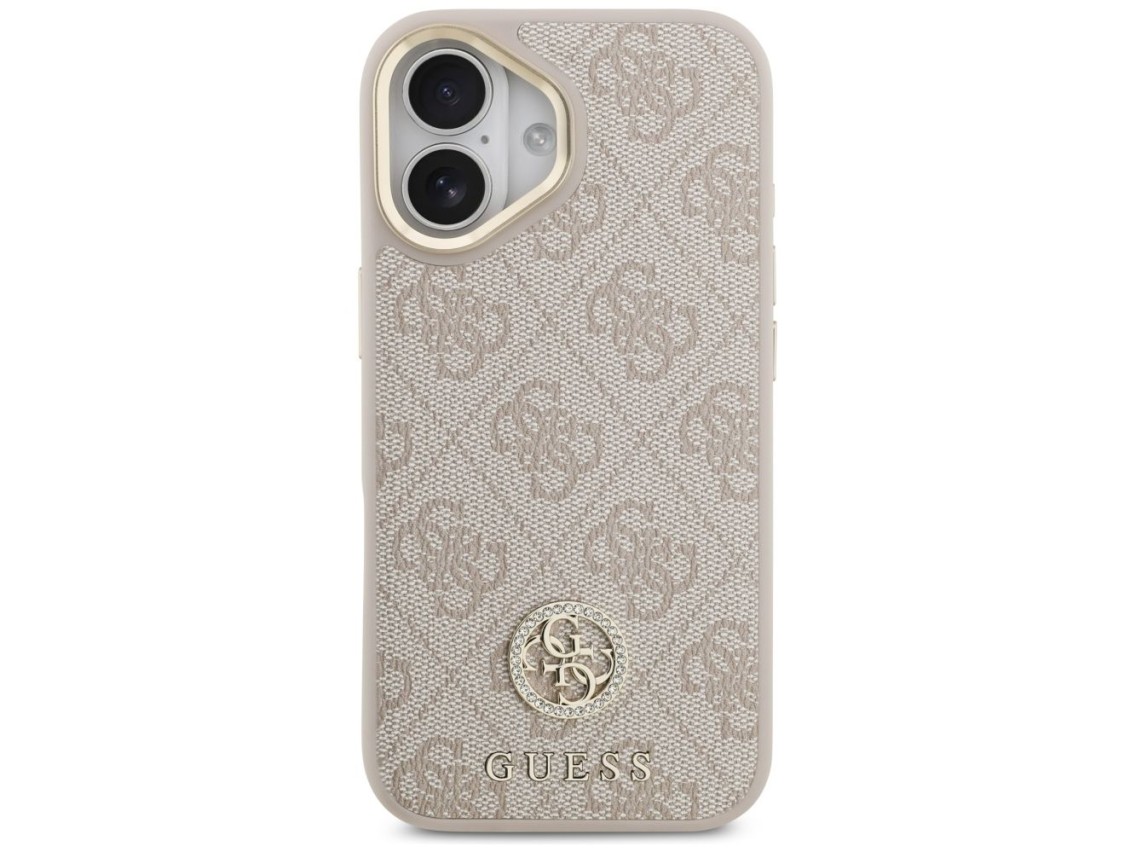 Guess 4G Strass Logo MagSafe Case for iPhone 17 - Pink