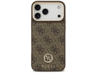 Capa Guess 4G Strass Logo MagSafe para iPhone 17 Pro Max - Marrom Capa Guess 4G Strass Logo MagSafe para iPhone 17 Pro Max - Marrom