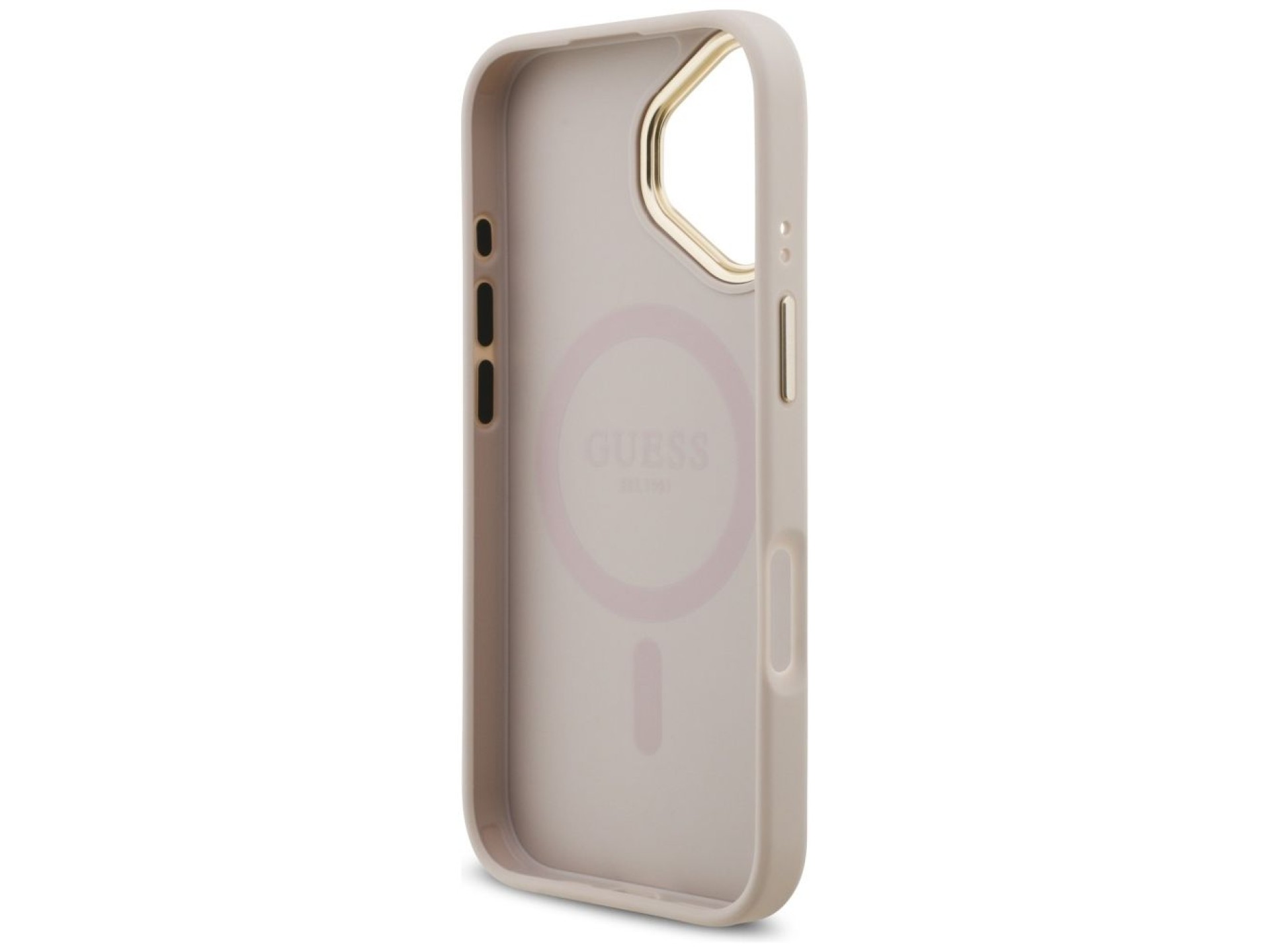 Guess 4G Strass Logo MagSafe Case for iPhone 17 - Pink
