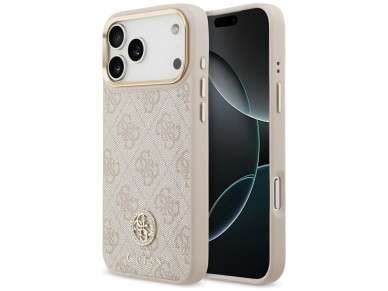 Guess 4G Strass Logo MagSafe Case for iPhone 17 Pro Max - Pink Guess 4G Strass Logo MagSafe Case for iPhone 17 Pro Max - Pink