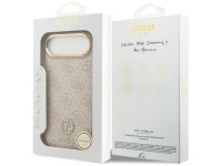 Funda Guess 4G Strass Logo MagSafe para iPhone Air - Rosa