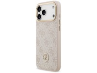 Capa Guess 4G Strass Logo MagSafe para iPhone 17 Pro Max - Rosa Capa Guess 4G Strass Logo MagSafe para iPhone 17 Pro Max - Rosa