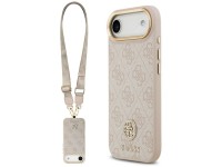 Guess 4G Strass Logo & Big Strap Metal Buttons MagSafe Case for iPhone Air - Pink Guess 4G Strass Logo & Big Strap Metal Buttons MagSafe Case for iPhone Air - Pink