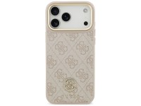 Capa Guess 4G Strass Logo MagSafe para iPhone 17 Pro Max - Rosa Capa Guess 4G Strass Logo MagSafe para iPhone 17 Pro Max - Rosa
