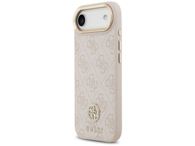 Capa Guess 4G Strass Logo MagSafe para iPhone Air - Rosa