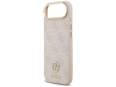Capa Guess 4G Strass Logo MagSafe para iPhone Air - Rosa