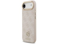 Guess 4G Strass Logo & Big Strap Metal Buttons MagSafe Case for iPhone Air - Pink Guess 4G Strass Logo & Big Strap Metal Buttons MagSafe Case for iPhone Air - Pink