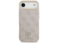 Guess 4G Strass Logo & Big Strap Metal Buttons MagSafe Case for iPhone Air - Pink Guess 4G Strass Logo & Big Strap Metal Buttons MagSafe Case for iPhone Air - Pink