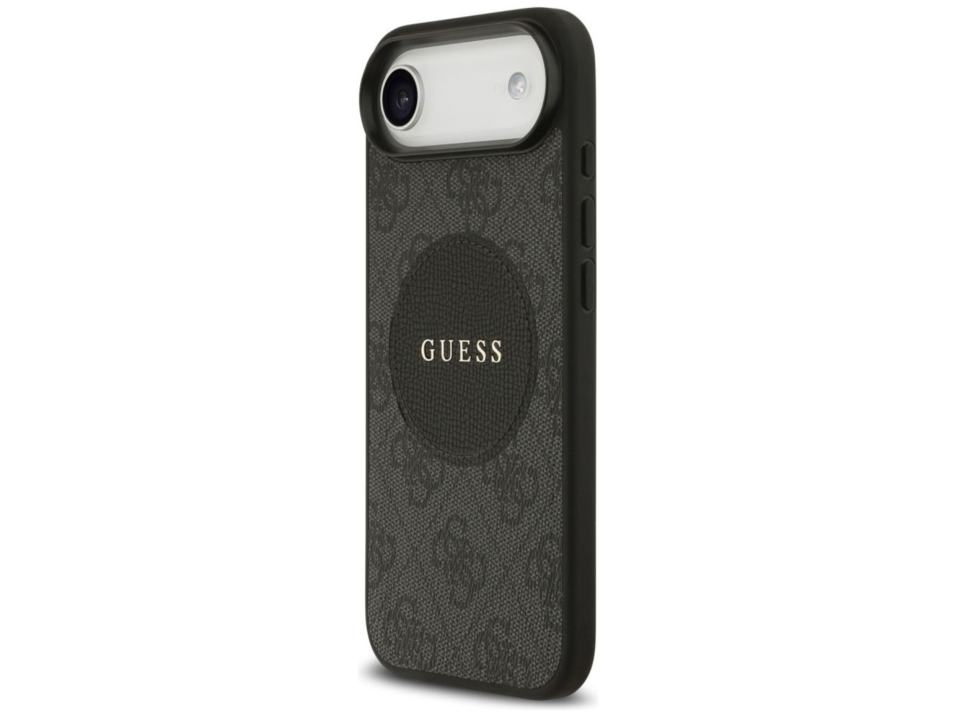 Capa Guess 4G Circle Classic Logo MagSafe para iPhone Air - preta
