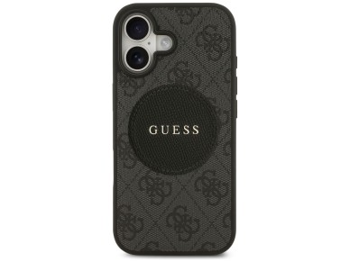 Guess 4G Circle Classic Logo MagSafe case for iPhone 17 - black Guess 4G Circle Classic Logo MagSafe case for iPhone 17 - black