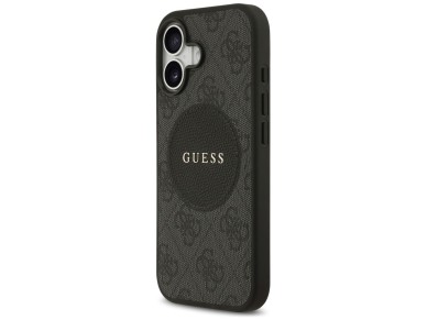 Guess 4G Circle Classic Logo MagSafe case for iPhone 17 - black Guess 4G Circle Classic Logo MagSafe case for iPhone 17 - black
