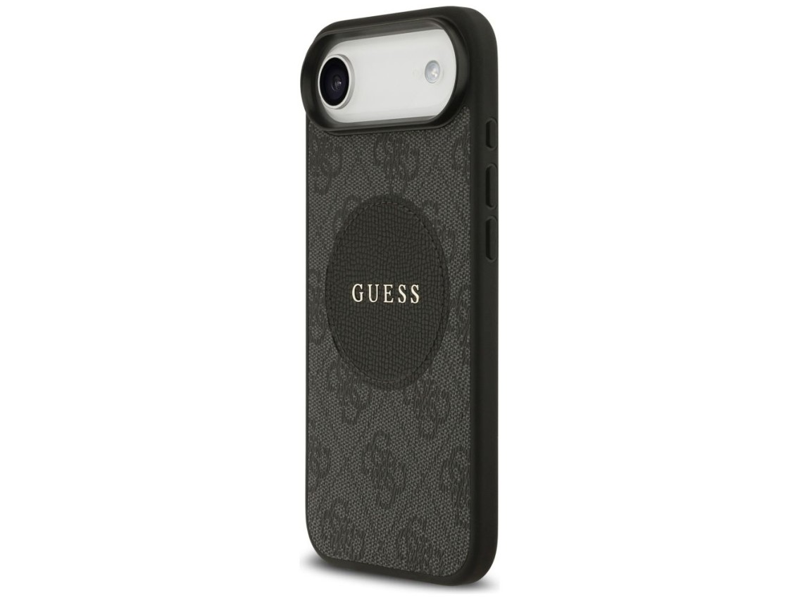 Capa Guess 4G Circle Classic Logo MagSafe para iPhone Air - preta