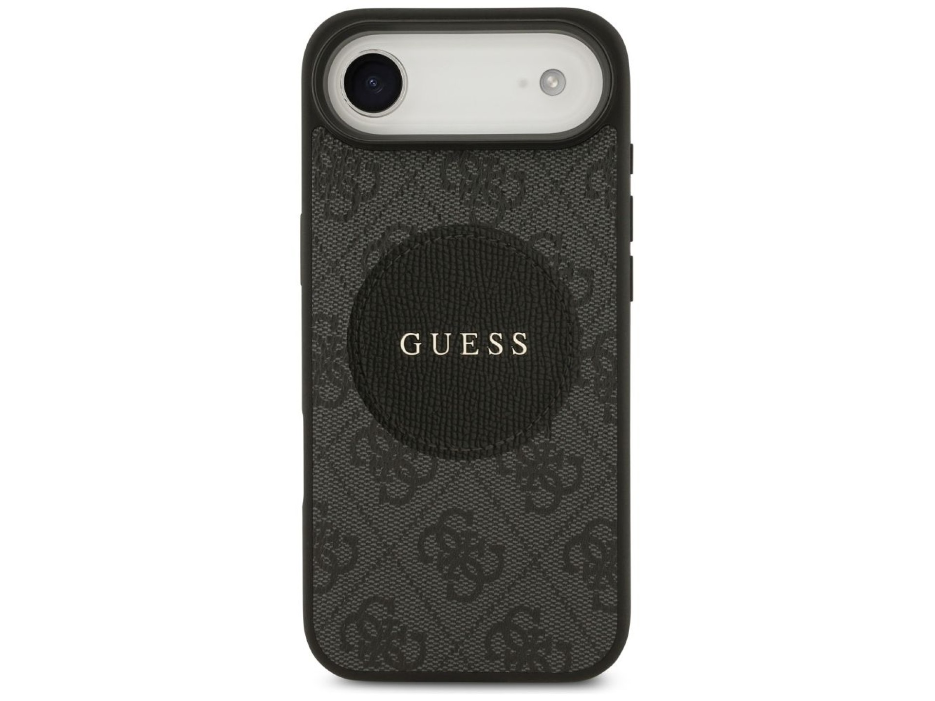 Capa Guess 4G Circle Classic Logo MagSafe para iPhone Air - preta