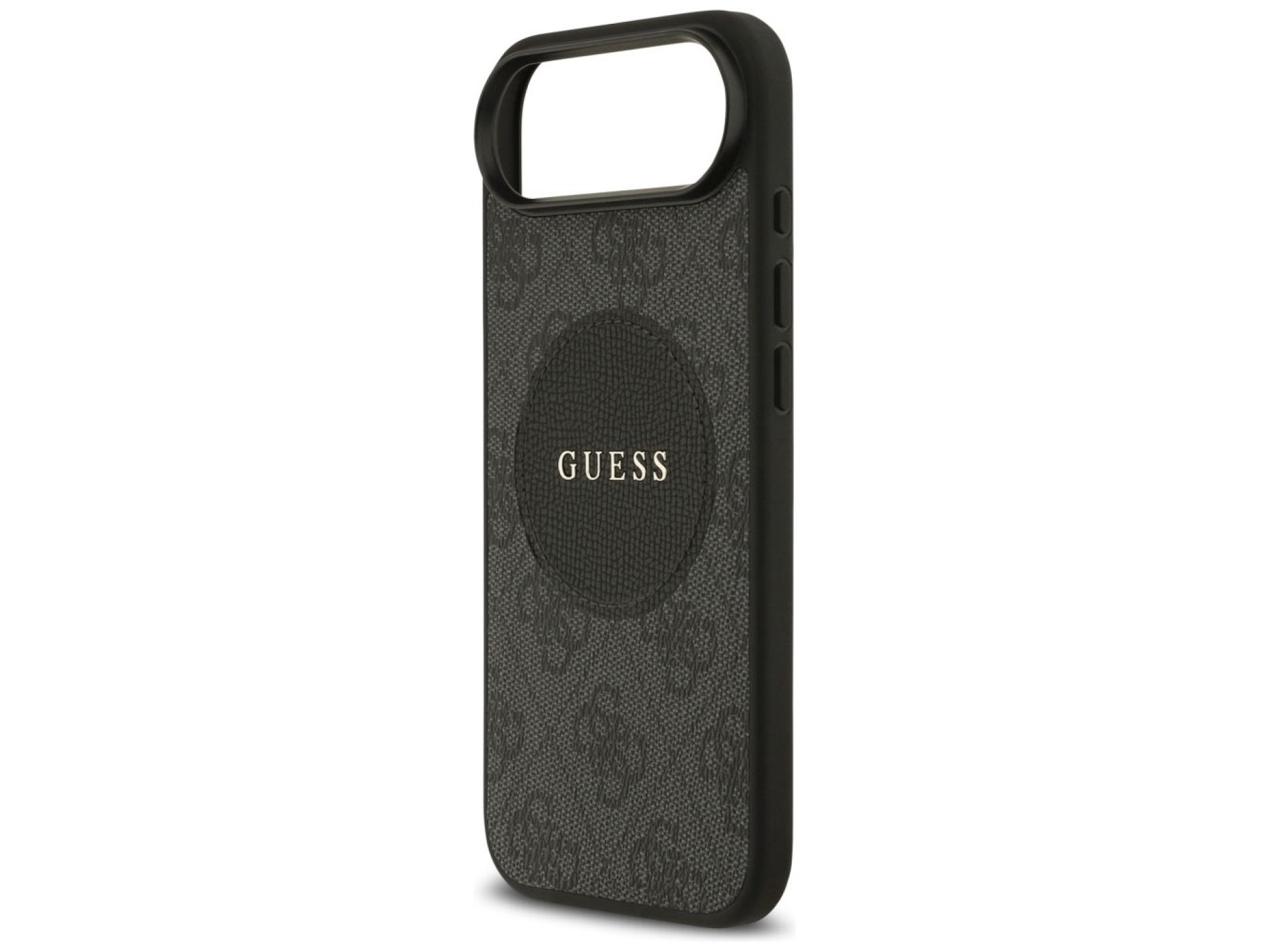 Capa Guess 4G Circle Classic Logo MagSafe para iPhone Air - preta