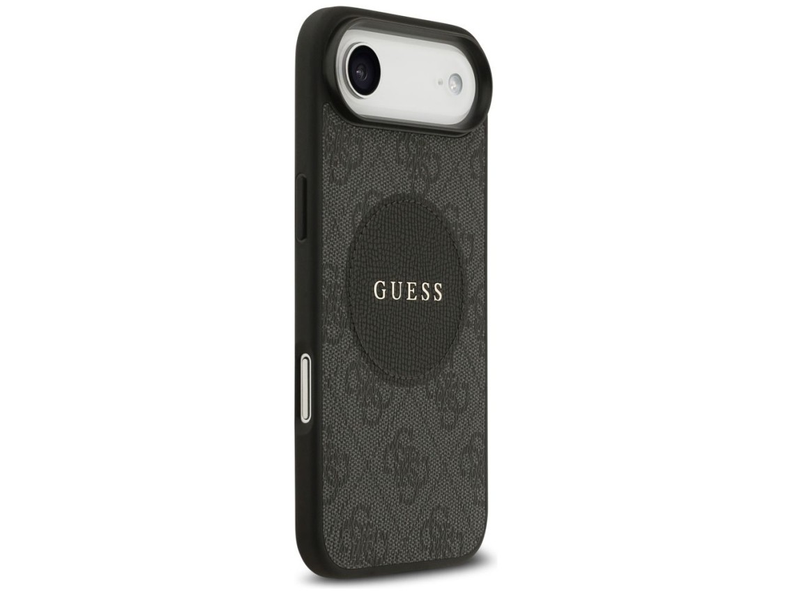 Capa Guess 4G Circle Classic Logo MagSafe para iPhone Air - preta
