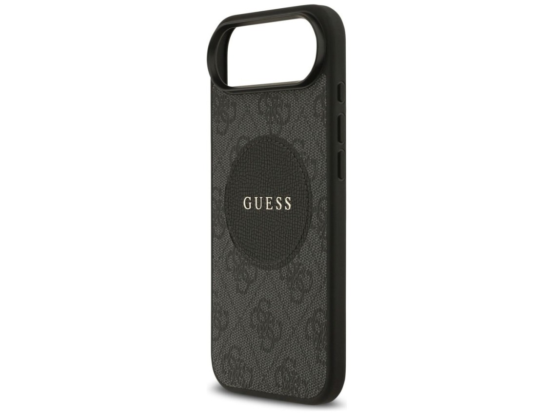 Capa Guess 4G Circle Classic Logo MagSafe para iPhone Air - preta