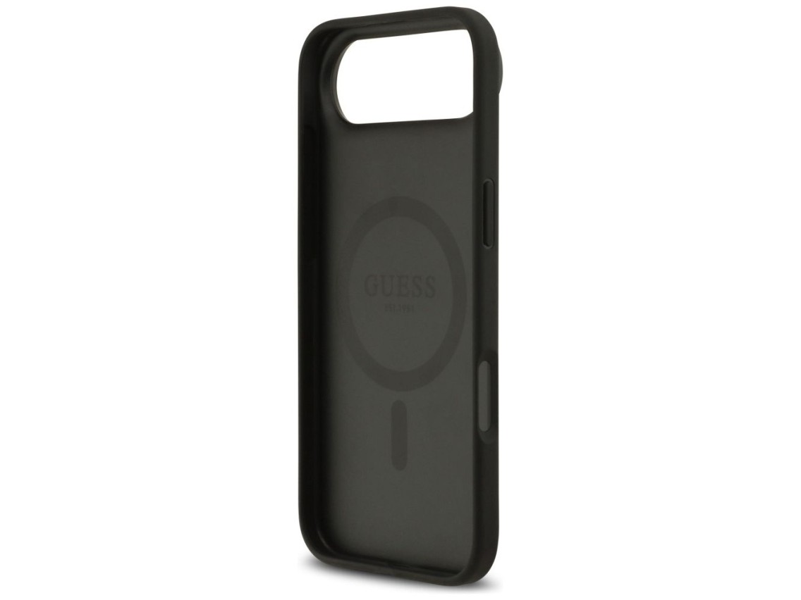 Capa Guess 4G Circle Classic Logo MagSafe para iPhone Air - preta