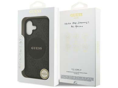 Guess 4G Circle Classic Logo MagSafe case for iPhone 17 - black Guess 4G Circle Classic Logo MagSafe case for iPhone 17 - black