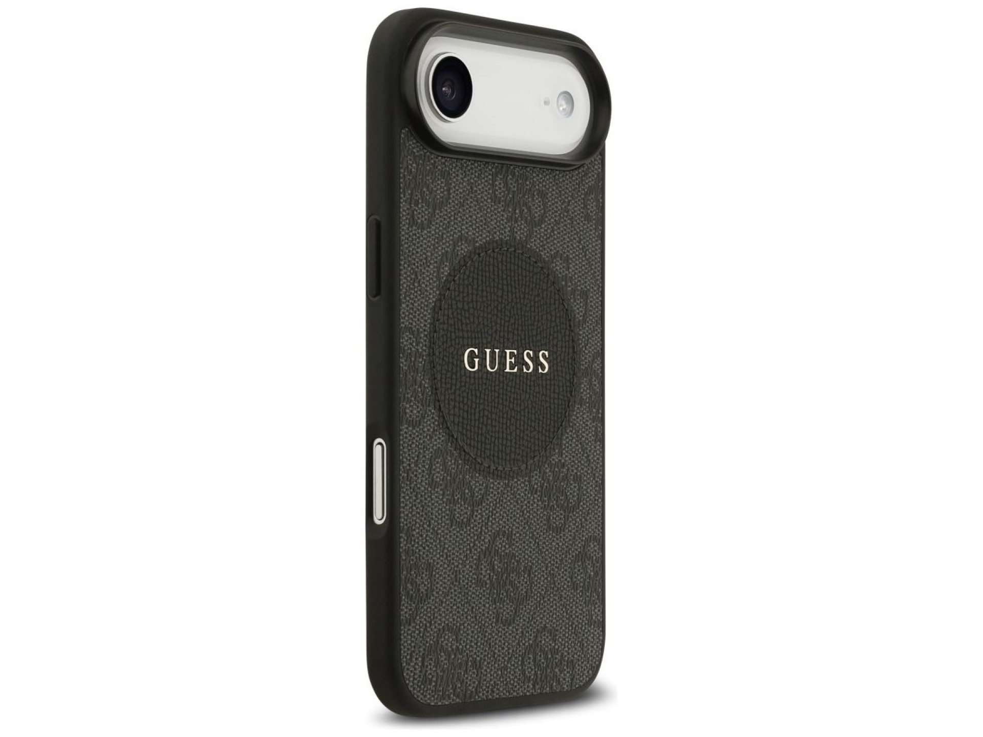 Capa Guess 4G Circle Classic Logo MagSafe para iPhone Air - preta