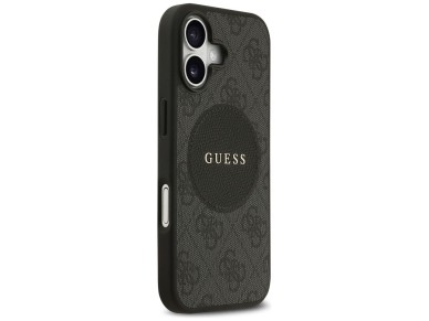 Guess 4G Circle Classic Logo MagSafe case for iPhone 17 - black Guess 4G Circle Classic Logo MagSafe case for iPhone 17 - black