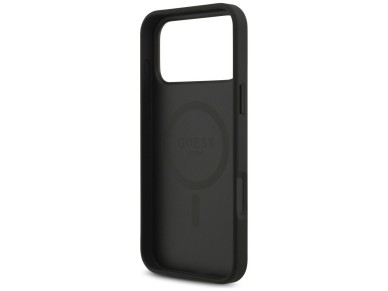 Guess 4G Circle Classic Logo MagSafe case for iPhone 17 Pro Max - black Guess 4G Circle Classic Logo MagSafe case for iPhone 17 Pro Max - black