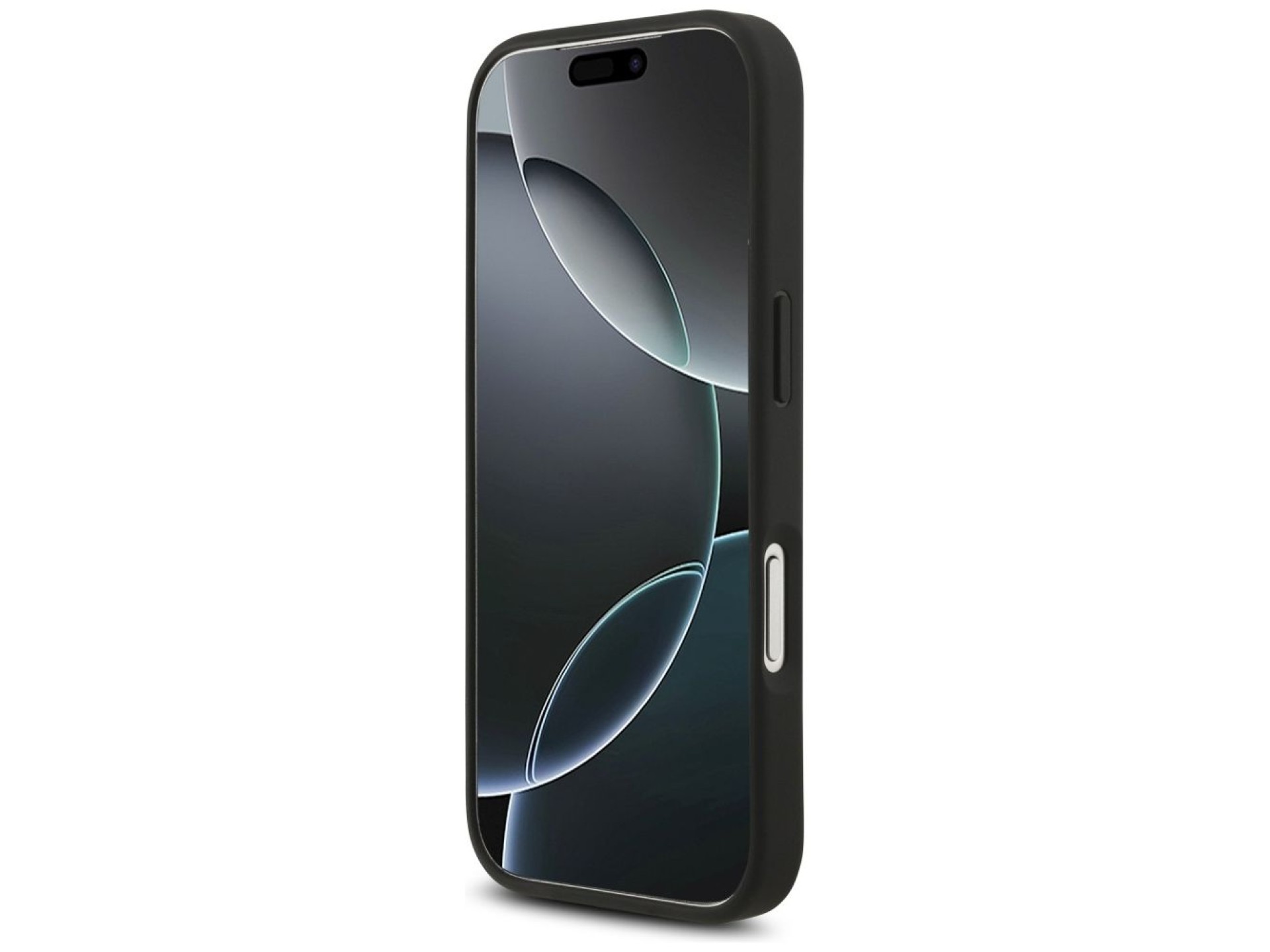 Guess 4G Circle Classic Logo MagSafe case for iPhone 17 Pro - black