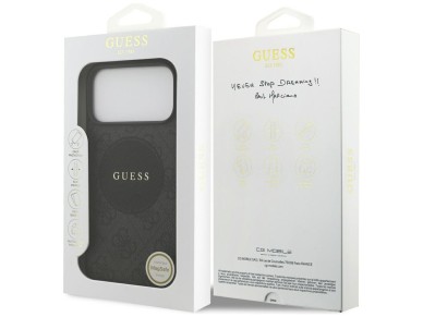 Guess 4G Circle Classic Logo MagSafe case for iPhone 17 Pro Max - black Guess 4G Circle Classic Logo MagSafe case for iPhone 17 Pro Max - black